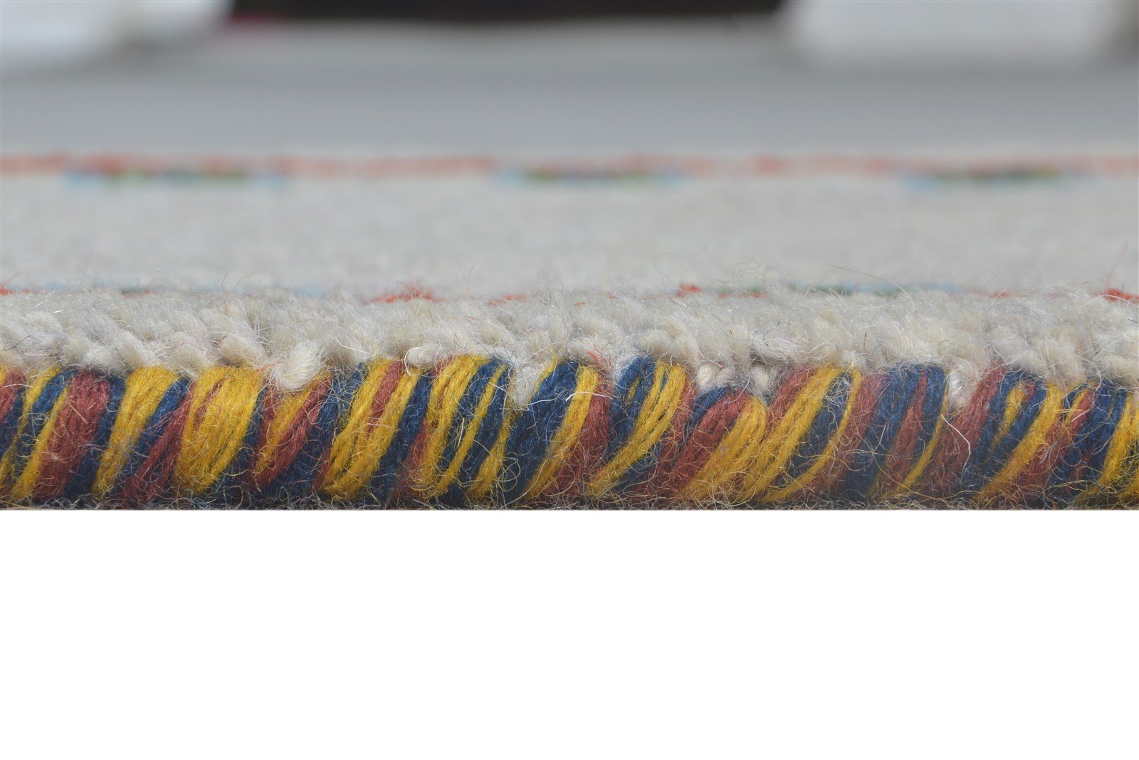 1' X 2' Rug Wool Grey Persian Hand Knotted Southwestern Tribal Small Carpet 7865181995157