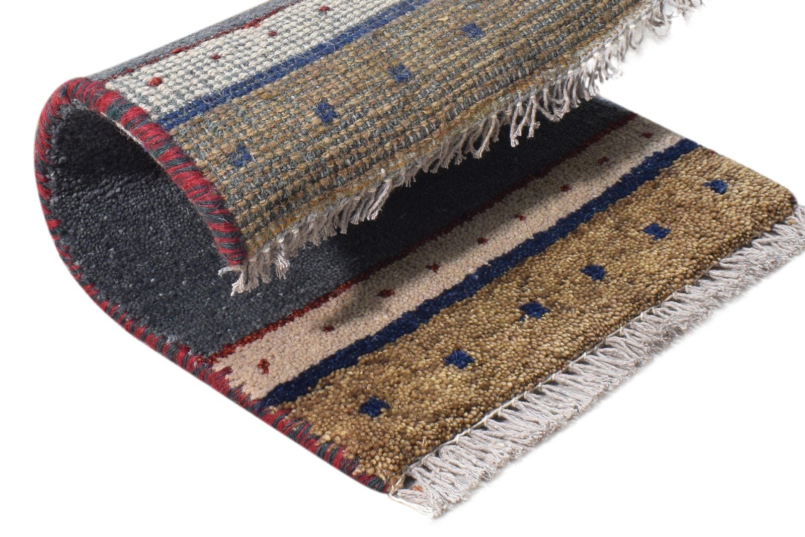 Marcille 1' X 2' Rug Wool Grey Persian Hand Knotted Southwestern Tribal 7865185861781