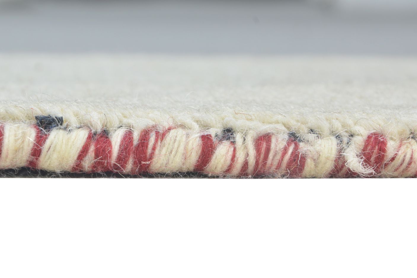1' X 2' Rug Wool Ivory Southwestern Hand Knotted American Tribal Small Carpet 7865061245077