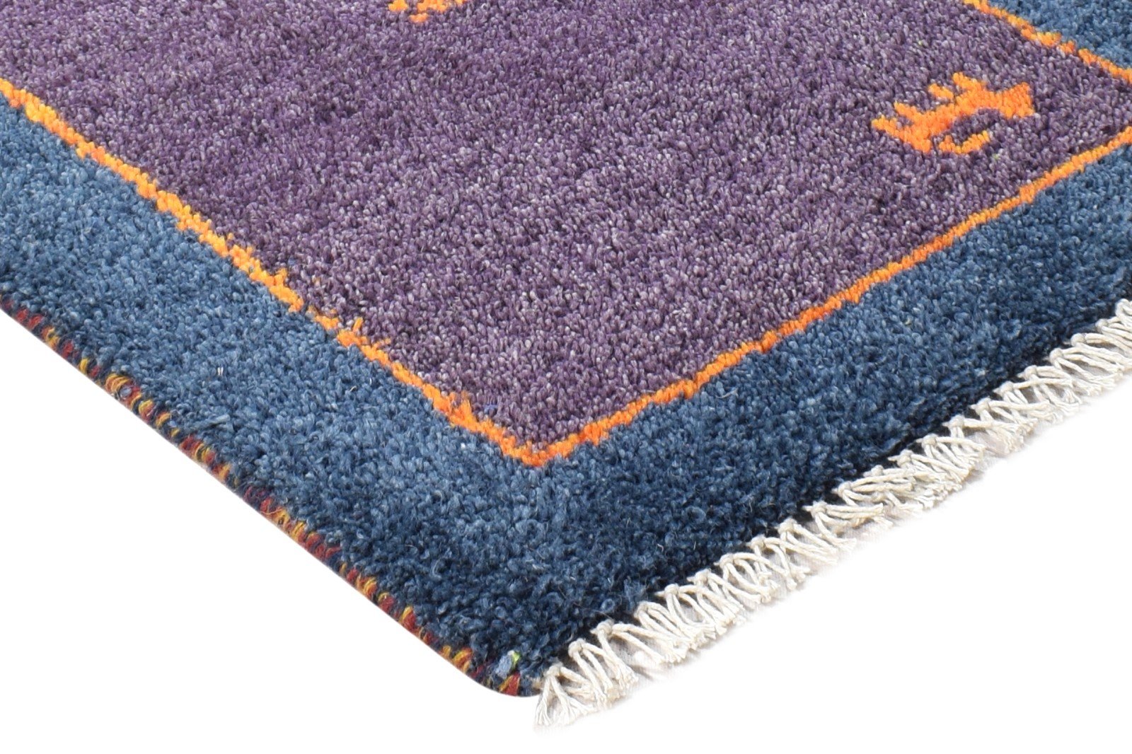 1' X 2' Rug Wool Purple Southwestern Hand Knotted American Tribal Small Carpet 7865058164885