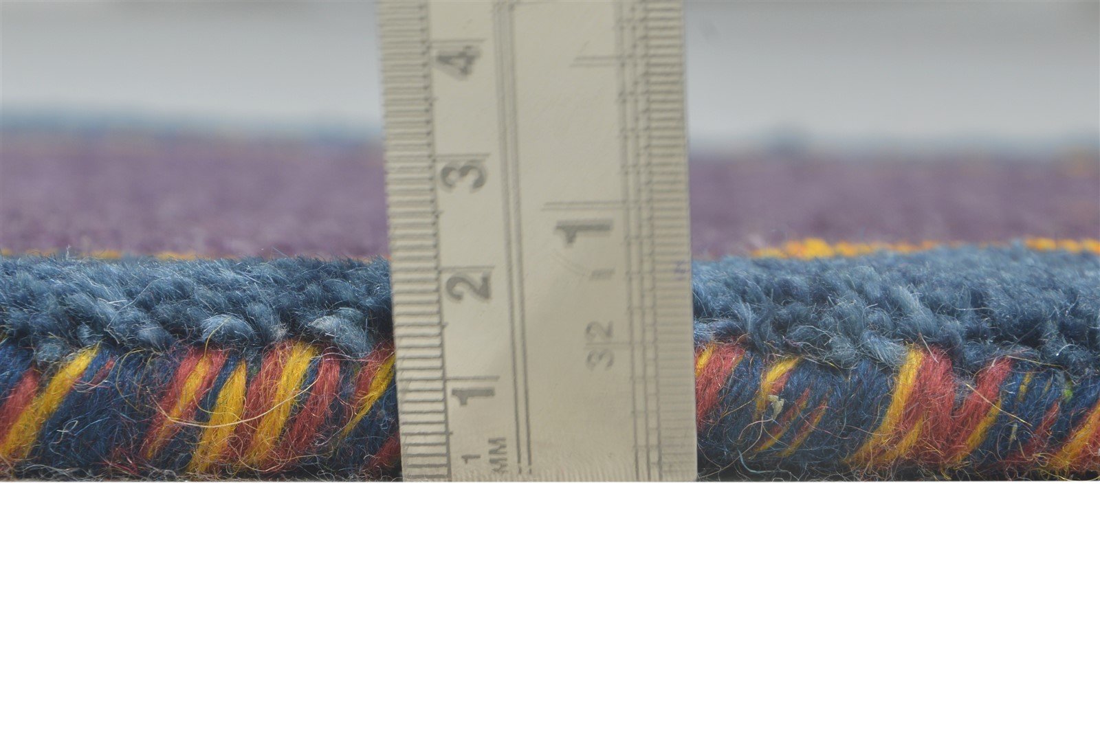 1' X 2' Rug Wool Purple Southwestern Hand Knotted American Tribal Small Carpet 7865058164885