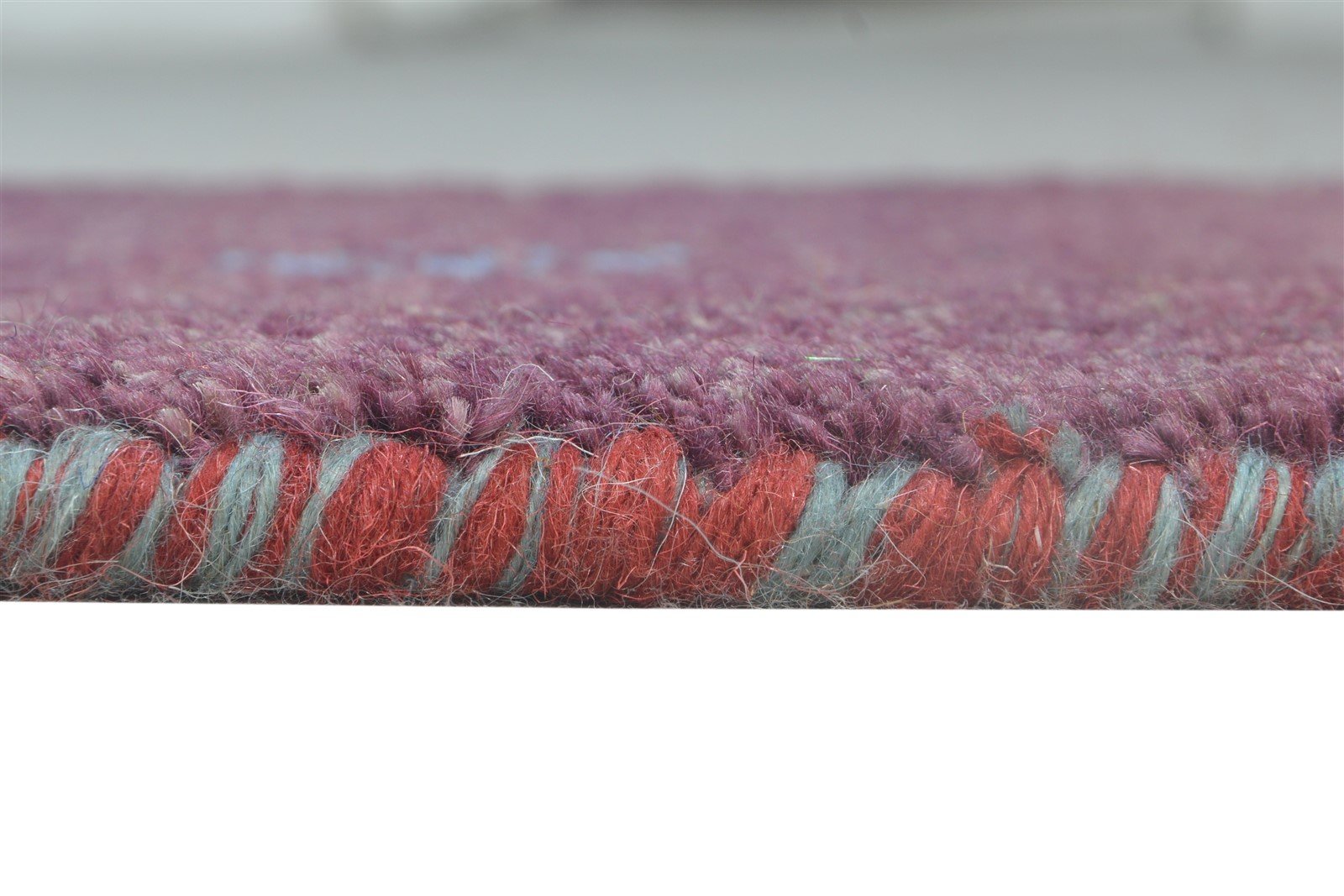1' X 2' Rug Wool Purple Southwestern Hand Knotted American Tribal Small Carpet 7865090998421