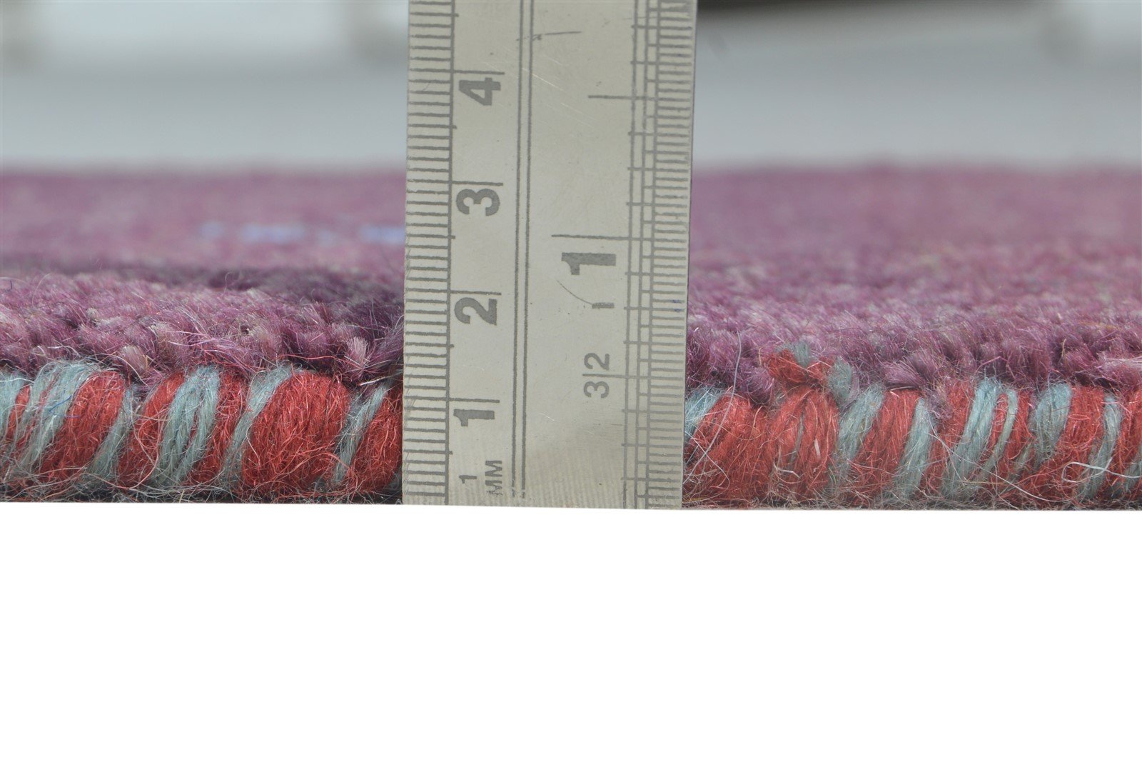 1' X 2' Rug Wool Purple Southwestern Hand Knotted American Tribal Small Carpet 7865090998421