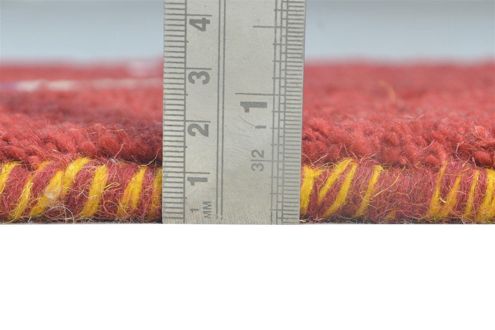 Reeta 1' X 2' Rug Wool Red Tribal Hand Knotted Gabbeh Southwestern 7864505172117