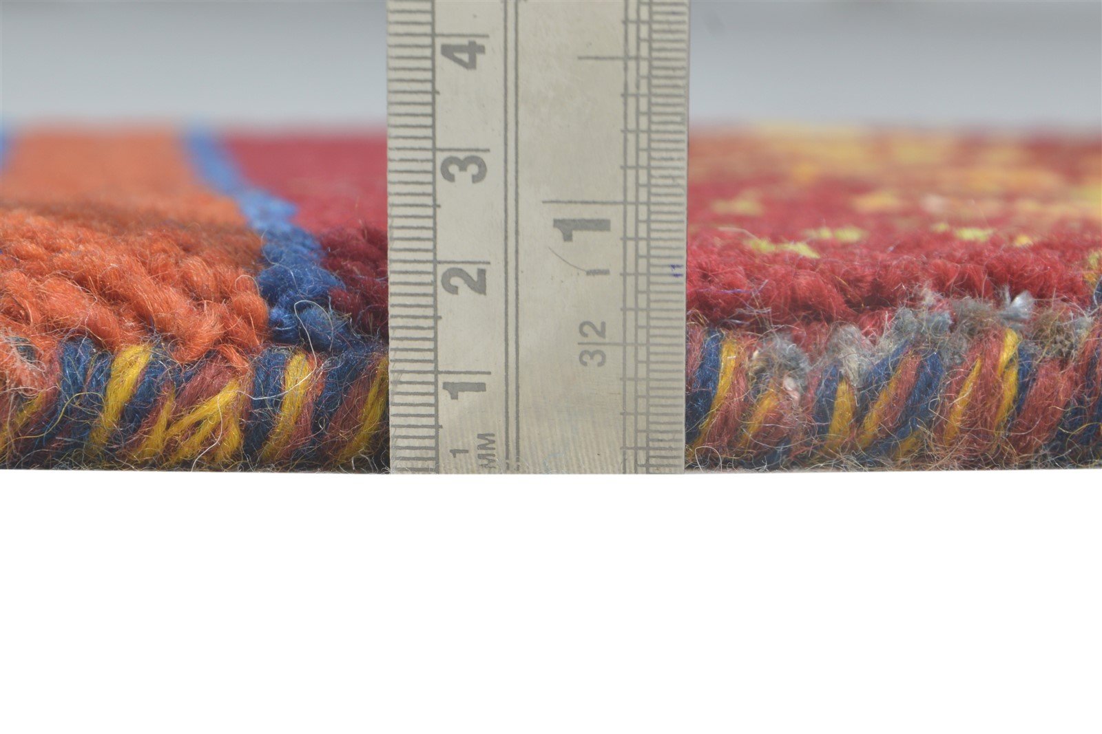 1' X 2' Rug Wool Rust Southwestern Hand Knotted American Tribal Small Carpet 7865058525333