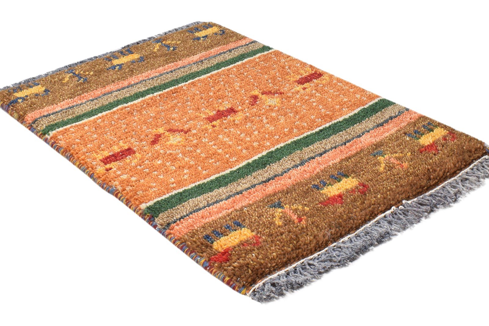 Shelia 1' X 2' Rug Wool Rust Southwestern Hand Knotted American Tribal 7865085165717