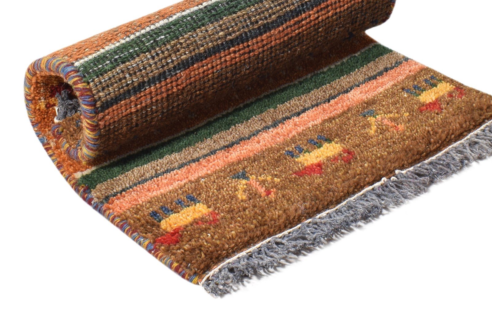 Shelia 1' X 2' Rug Wool Rust Southwestern Hand Knotted American Tribal 7865085165717