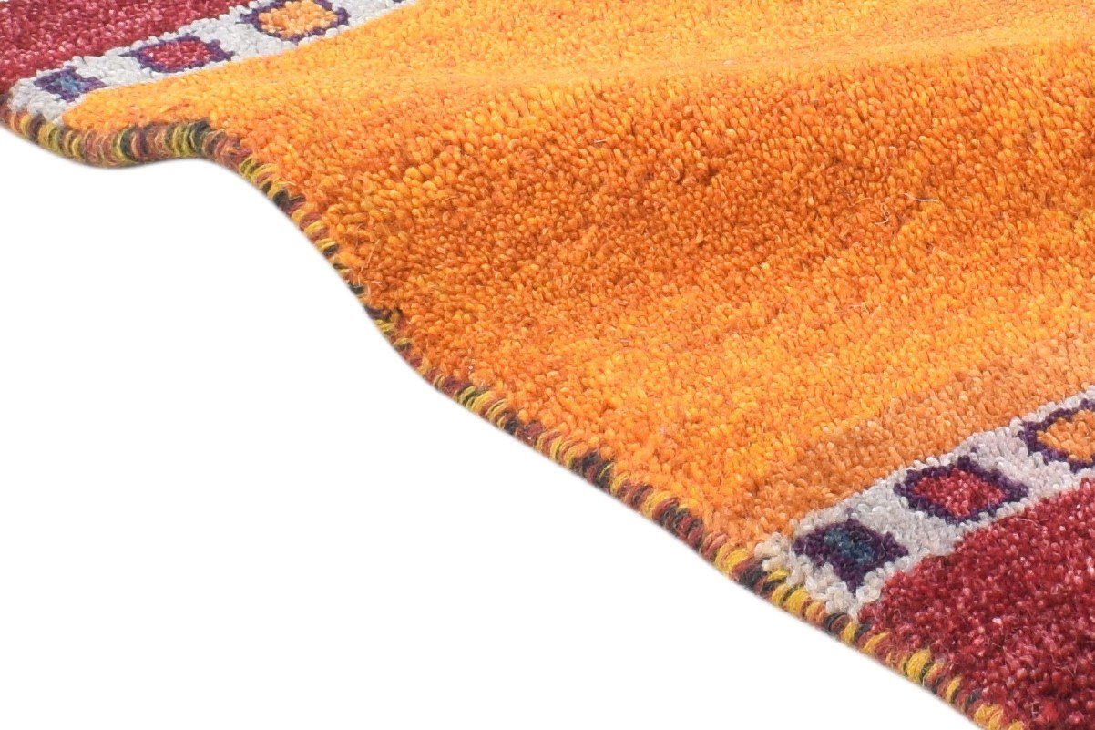 Stephine 1' X 2' Rug Wool Rust Tribal Hand Knotted Gabbeh Southwestern 7864503533717