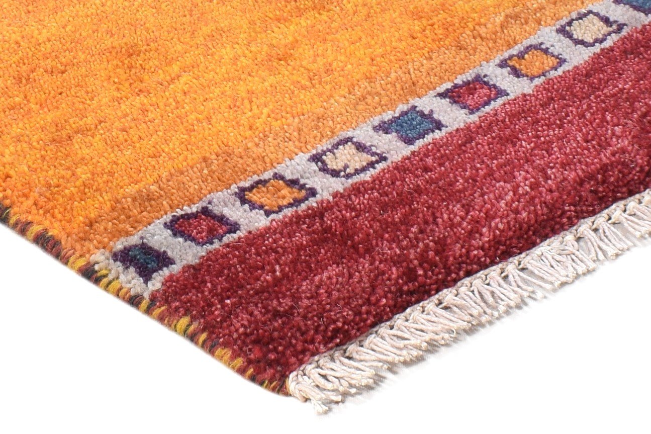 Stephine 1' X 2' Rug Wool Rust Tribal Hand Knotted Gabbeh Southwestern 7864503533717