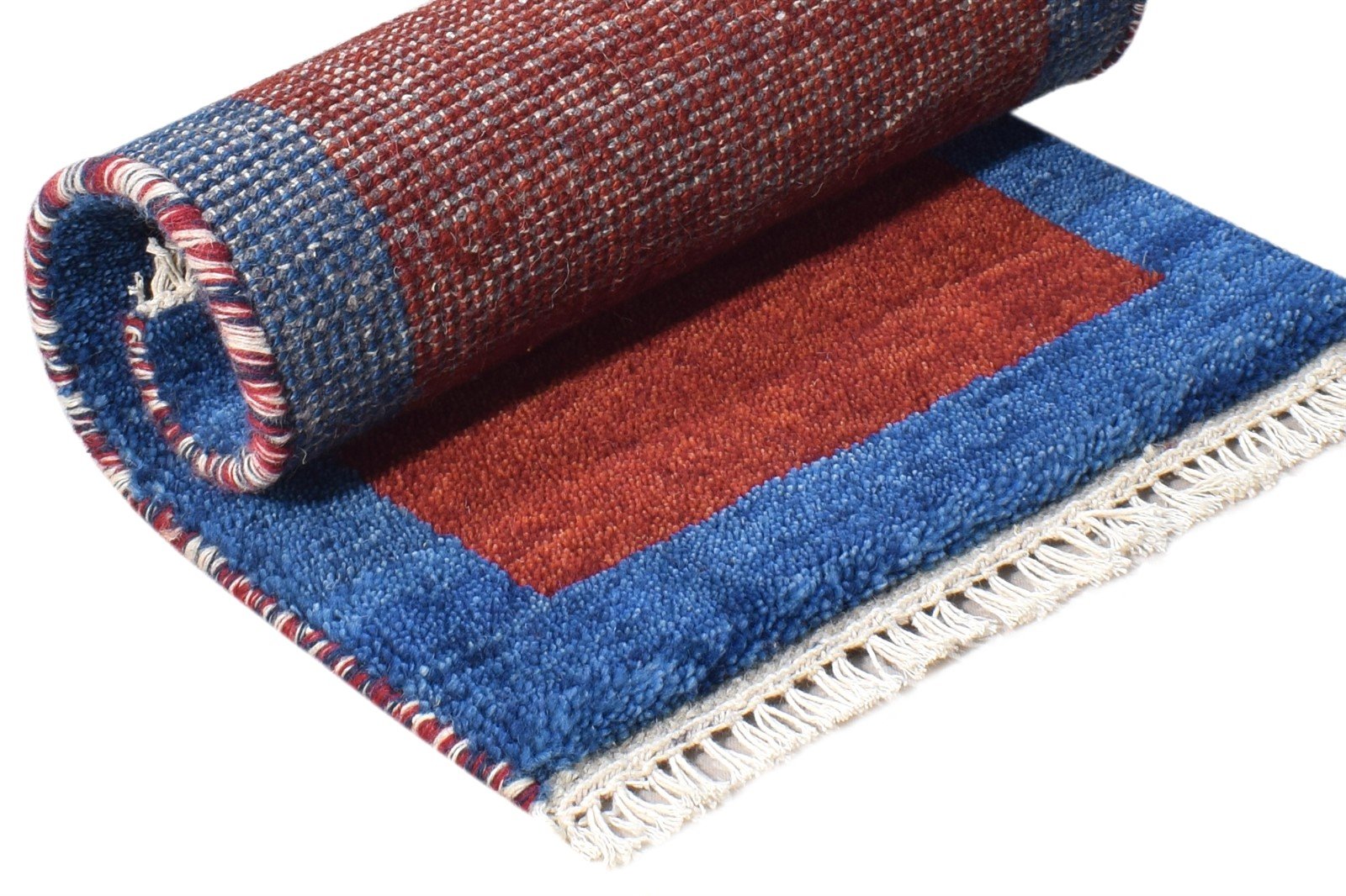 Laurena 1' X 2' Rug Wool Wine Southwestern Hand Knotted Gabbeh Tribal 7864554586261