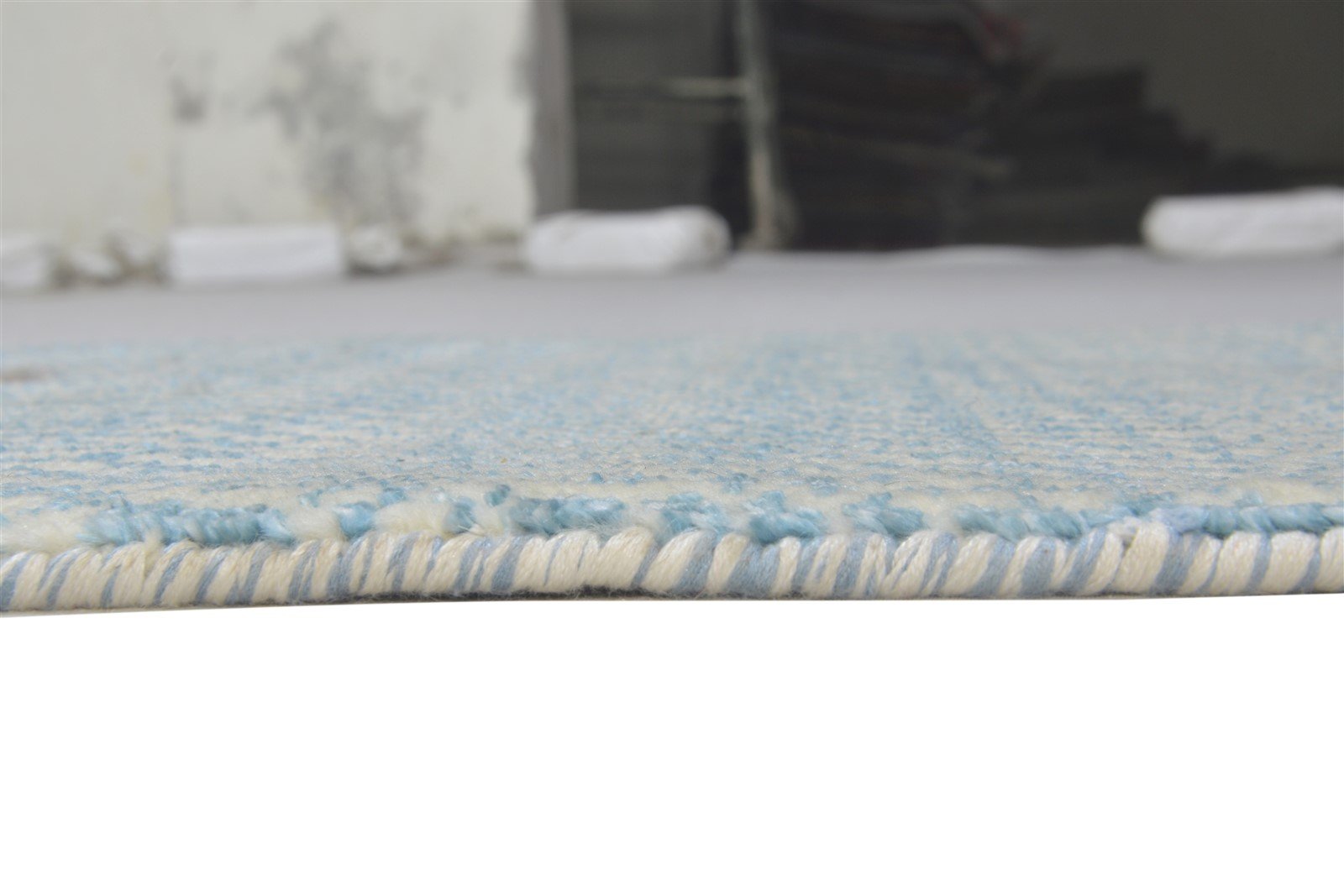 100% Wool / Art Silk Charcoal Rug 2X3 Modern Hand Knotted Scandinavian Grass Trellis Small 7864316166293