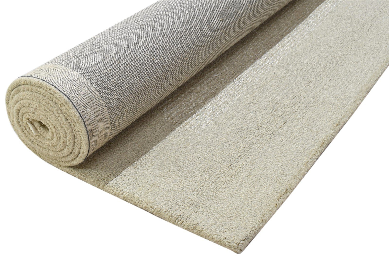 100% Wool / Art Silk Grey Rug 5X8 Modern Hand Tufted Scandinavian Bordered Room Size 7864084824213