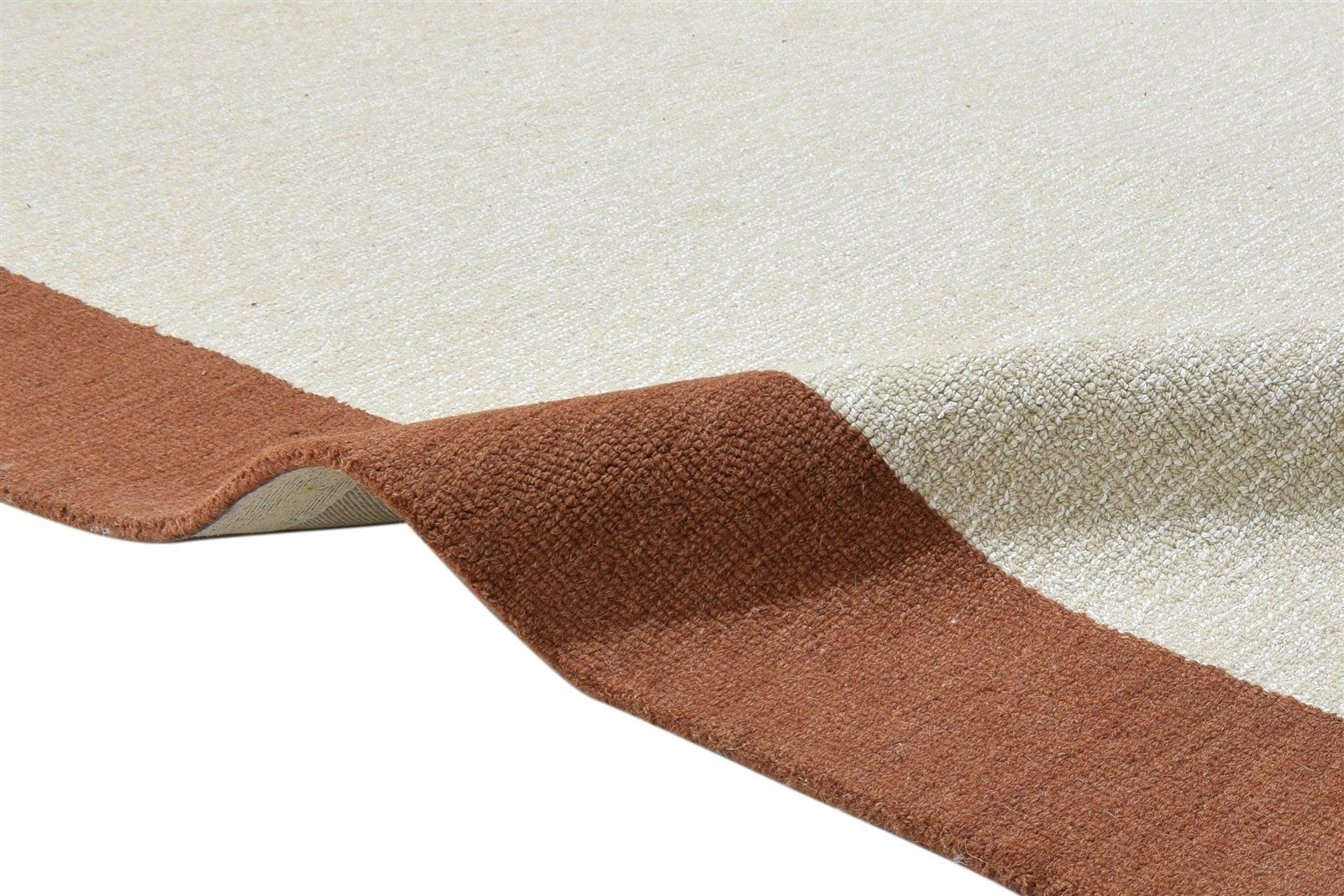 100% Wool / Art Silk Rug 5X8 Modern Hand Tufted Scandinavian Bordered Room Size 7864087609493