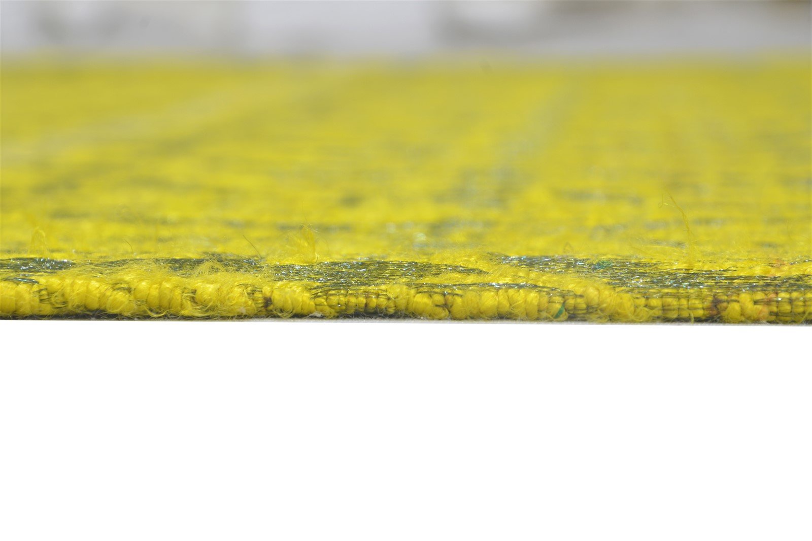 100% Wool / Art Silk Yellow Rug 5X7 Modern Jacquard Loom French Floral Room Size 7864179163285