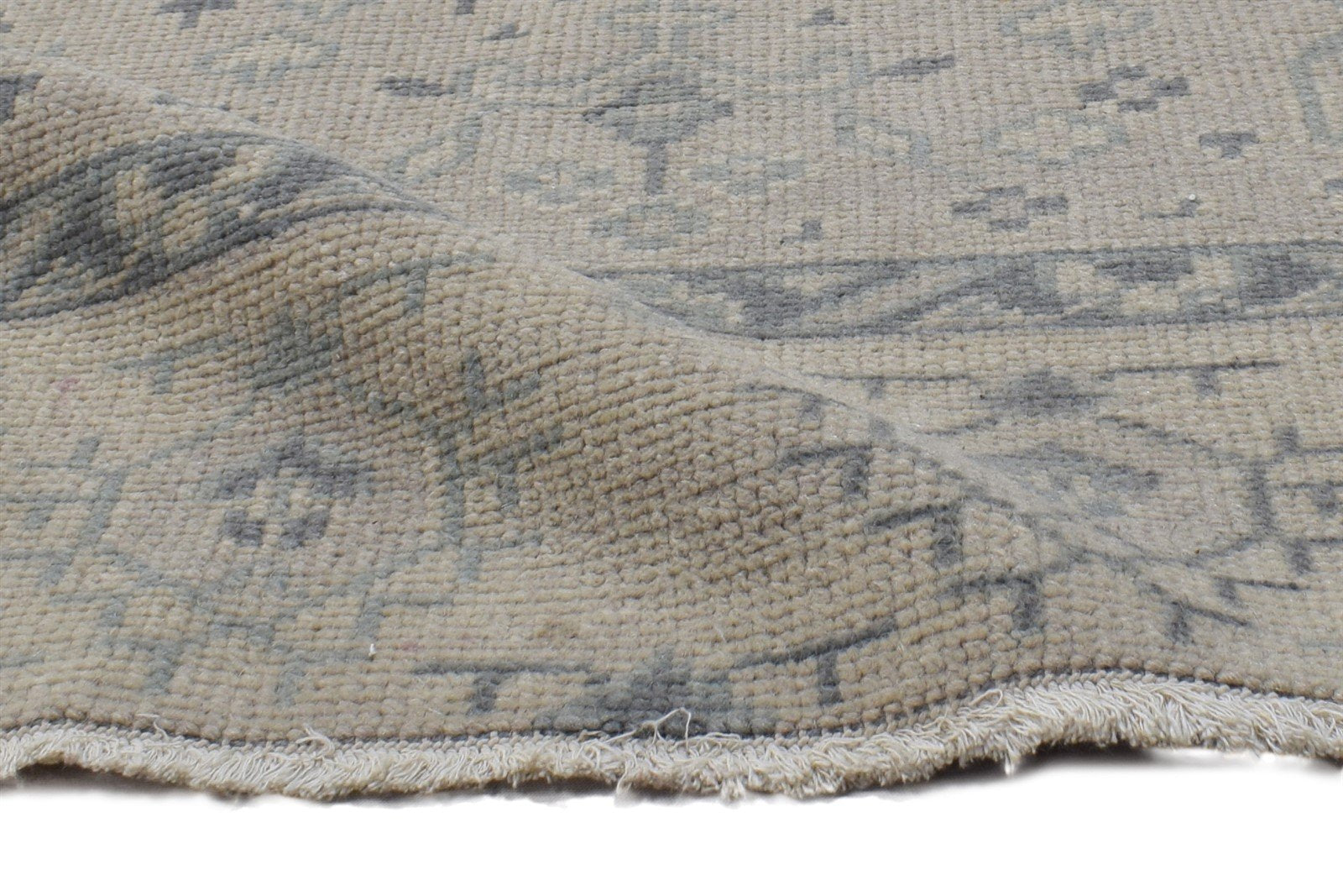 100% Wool Beige Rug 2' X 2' Persian Hand Knotted Bokhara Oriental Small Square 7864120246421