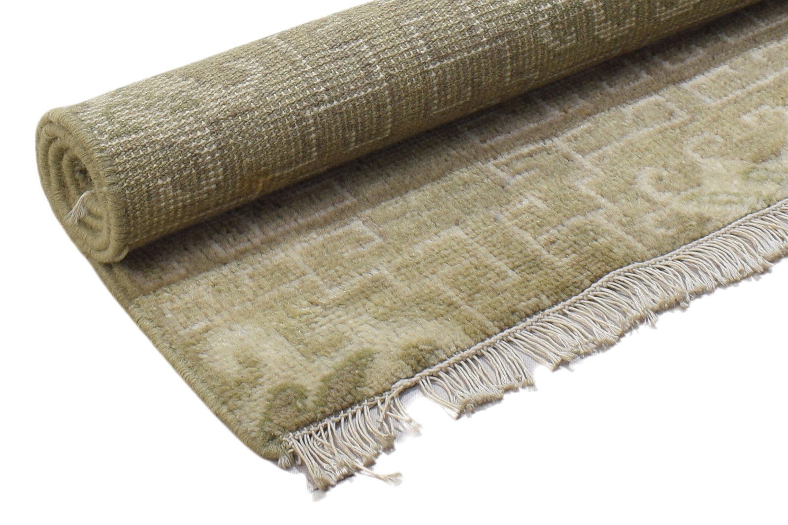 100% Wool Beige Rug 2' X 3' Persian Hand Knotted Bokhara Oriental Small Carpet 7864181588117