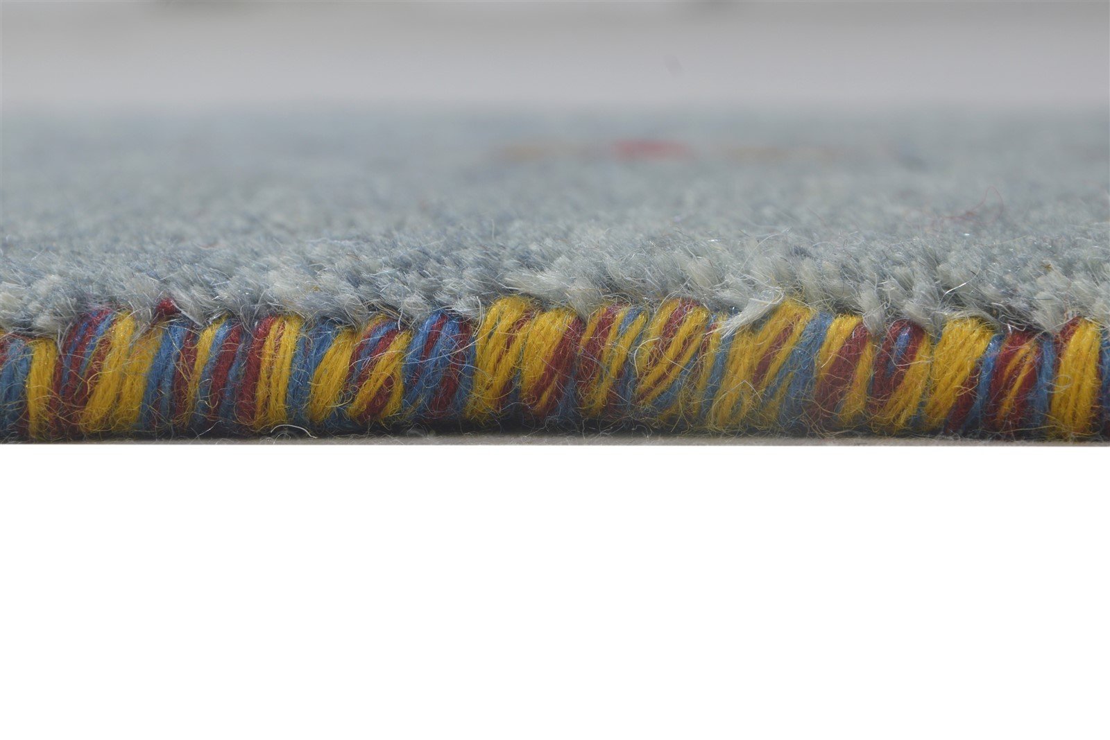 100% Wool Dark Grey Rug 1X2 Persian Hand Knotted Gabbeh Southwestern Small 7864204099733