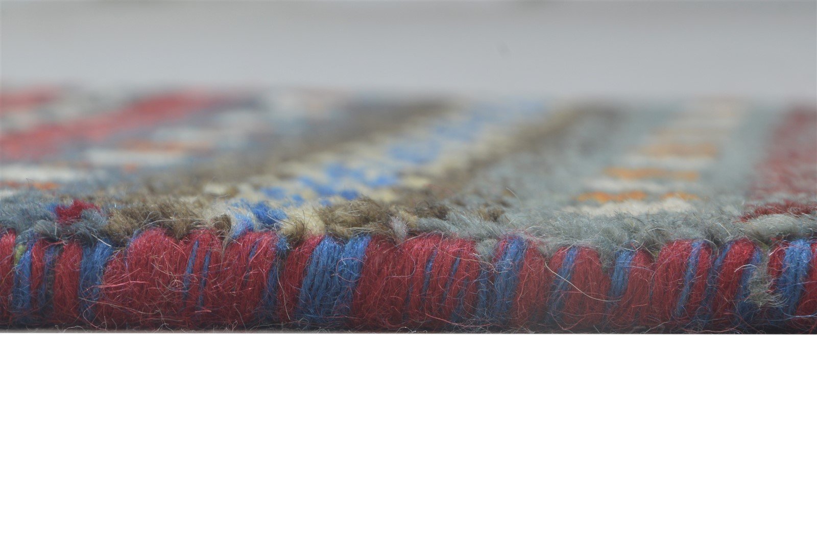 100% Wool Dark Grey Rug 1X2 Persian Hand Knotted Gabbeh Southwestern Small 7864204198037