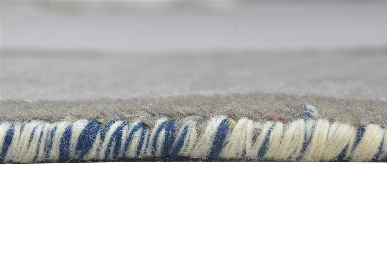 100% Wool Grey Rug 1' X 2' Tribal Hand Knotted Gabbeh Southwestern Small Carpet 7864499110037