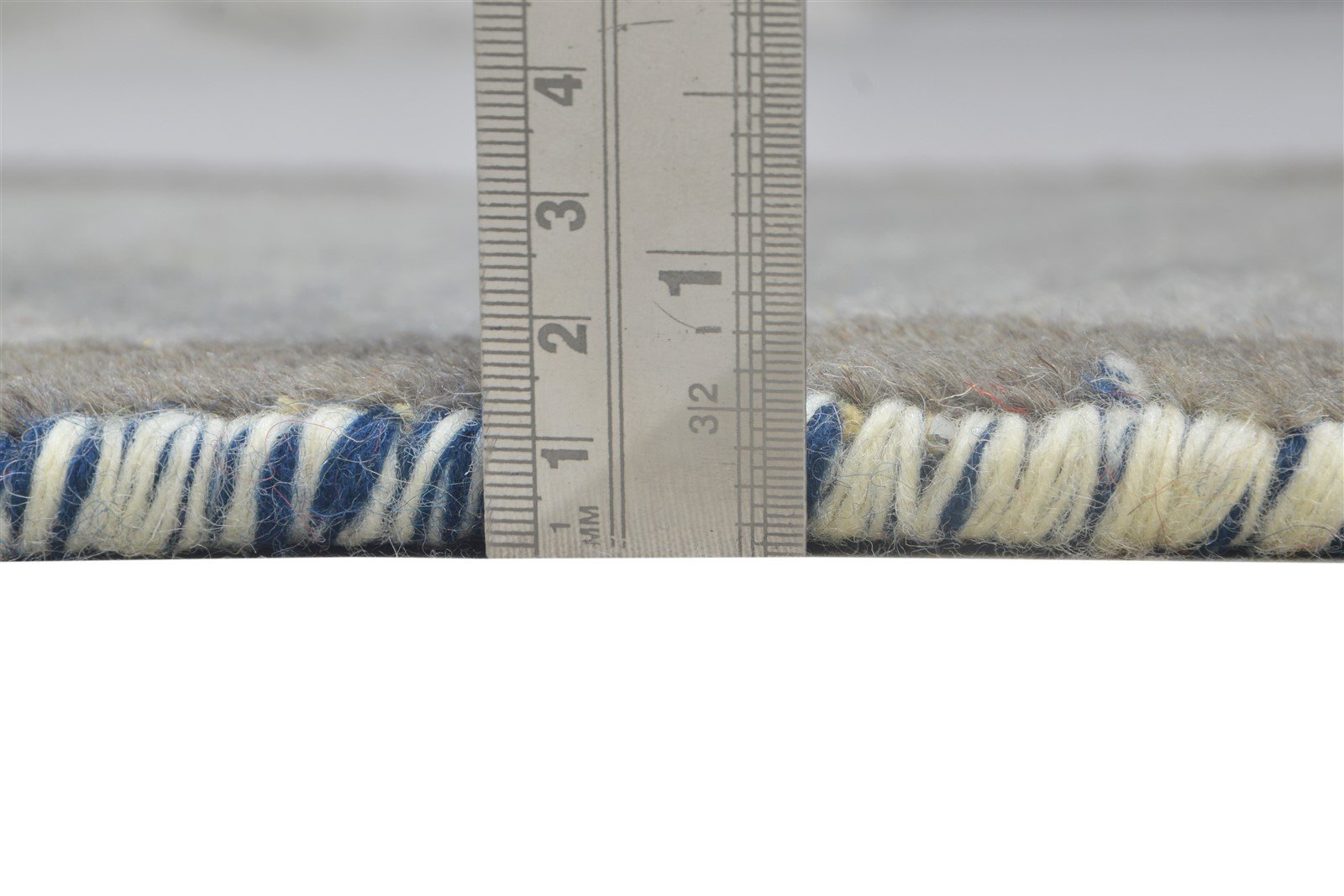 100% Wool Grey Rug 1' X 2' Tribal Hand Knotted Gabbeh Southwestern Small Carpet 7864499110037