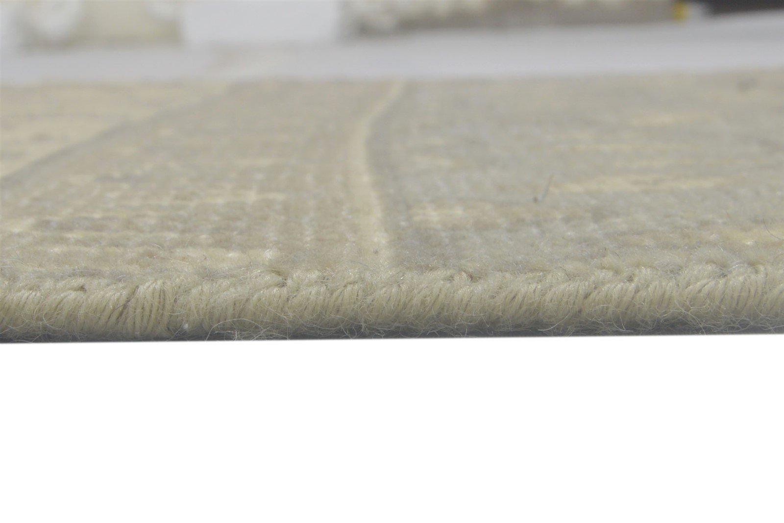 100% Wool Grey Rug 3X3 Persian Hand Knotted Sarouk-Indian Oriental Room Size 7864086200469
