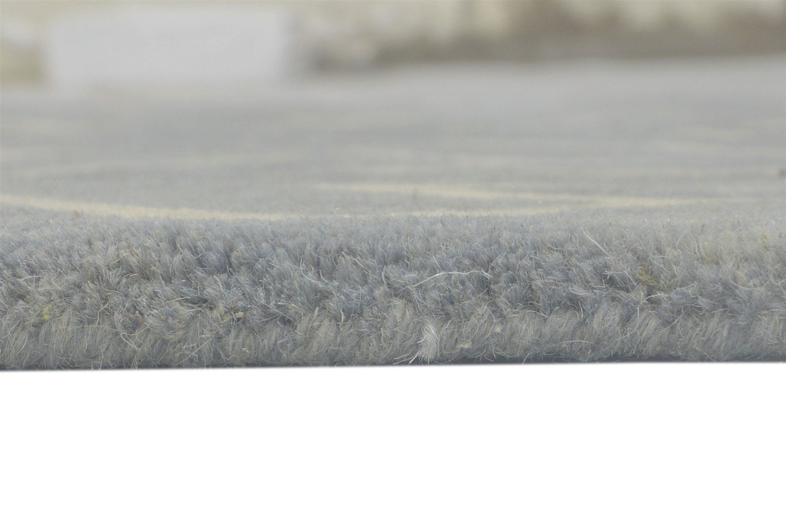 100% Wool Grey Rug 4X6 Modern Hand Tufted Scandinavian Arrow Room Size Carpet 7864083415189