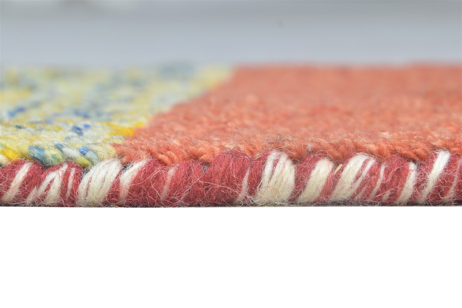 100% Wool Multi Color Rug 1X2 Tribal Hand Knotted Gabbeh Southwestern Small 7864504090773