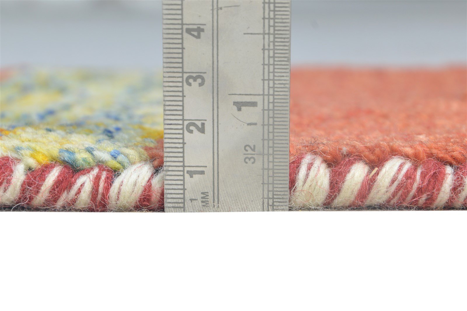 100% Wool Multi Color Rug 1X2 Tribal Hand Knotted Gabbeh Southwestern Small 7864504090773