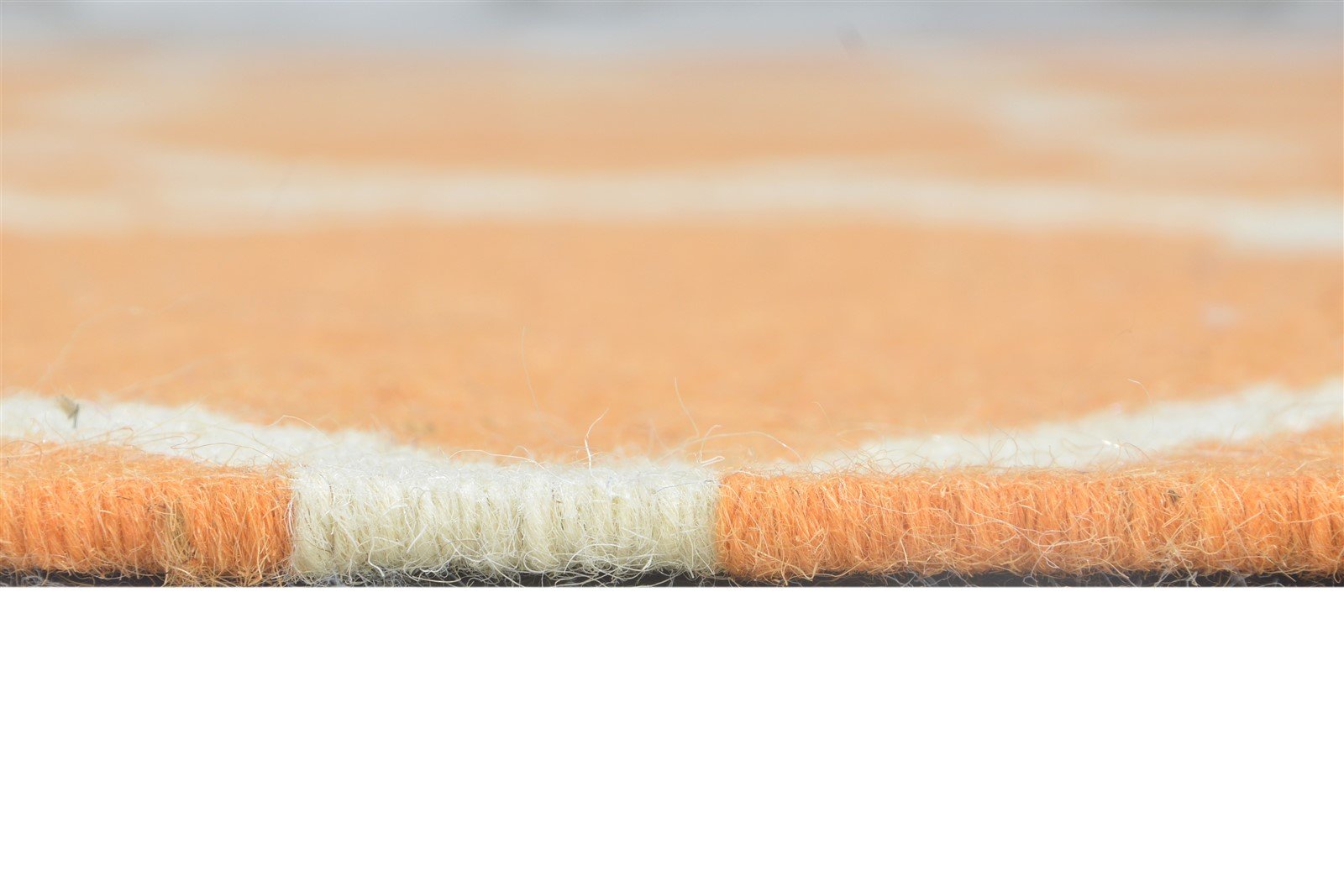 100% Wool Orange Rug 5' X 7' Modern Dhurrie Moroccan Trellis Room Size Carpet 7864466276501