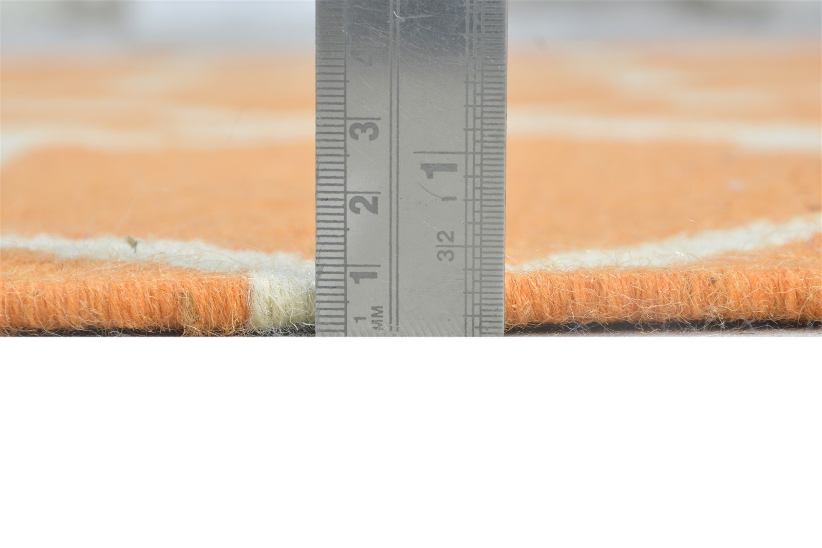 100% Wool Orange Rug 5' X 7' Modern Dhurrie Moroccan Trellis Room Size Carpet 7864466276501
