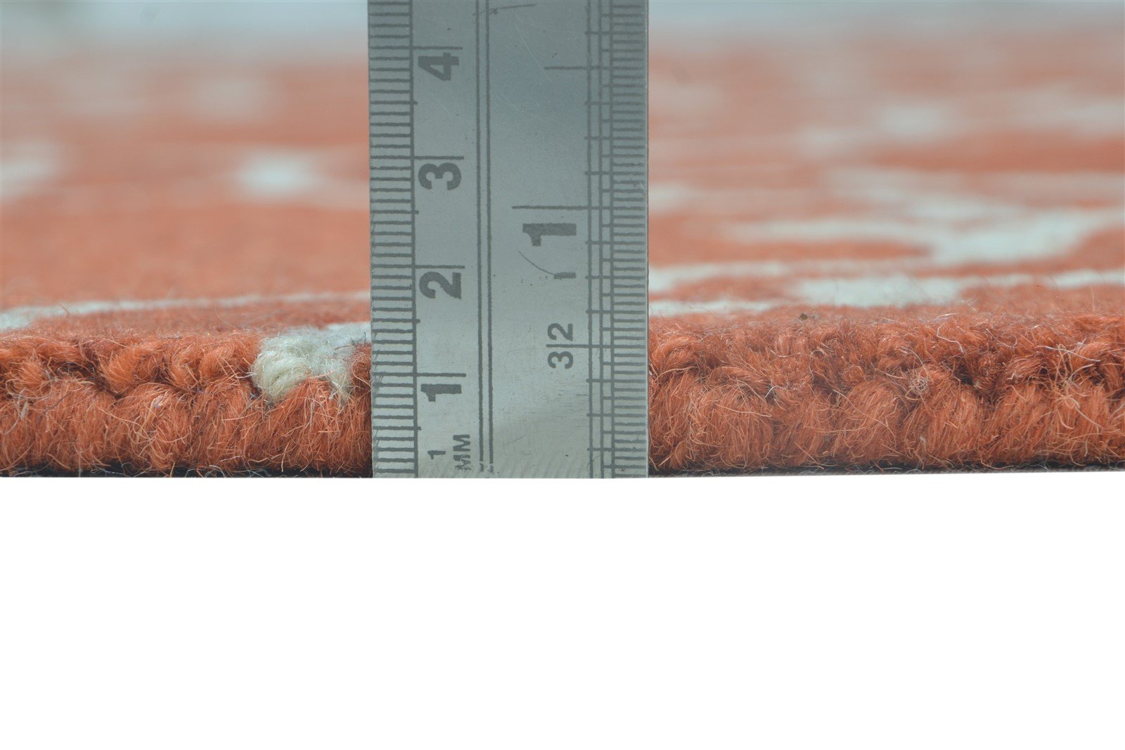 100% Wool Orange Rug 5X8 Modern Hand Tufted Moroccan Trellis Room Size Carpet 7864291098773