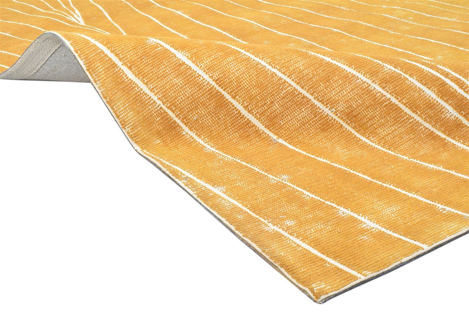 100% Wool Orange Rug 5X8 Modern Hand Tufted Scandinavian Geometric Room Size 7864092983445