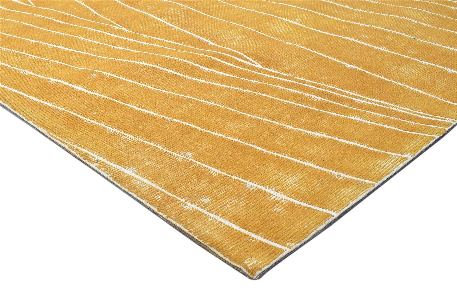 100% Wool Orange Rug 5X8 Modern Hand Tufted Scandinavian Geometric Room Size 7864092983445