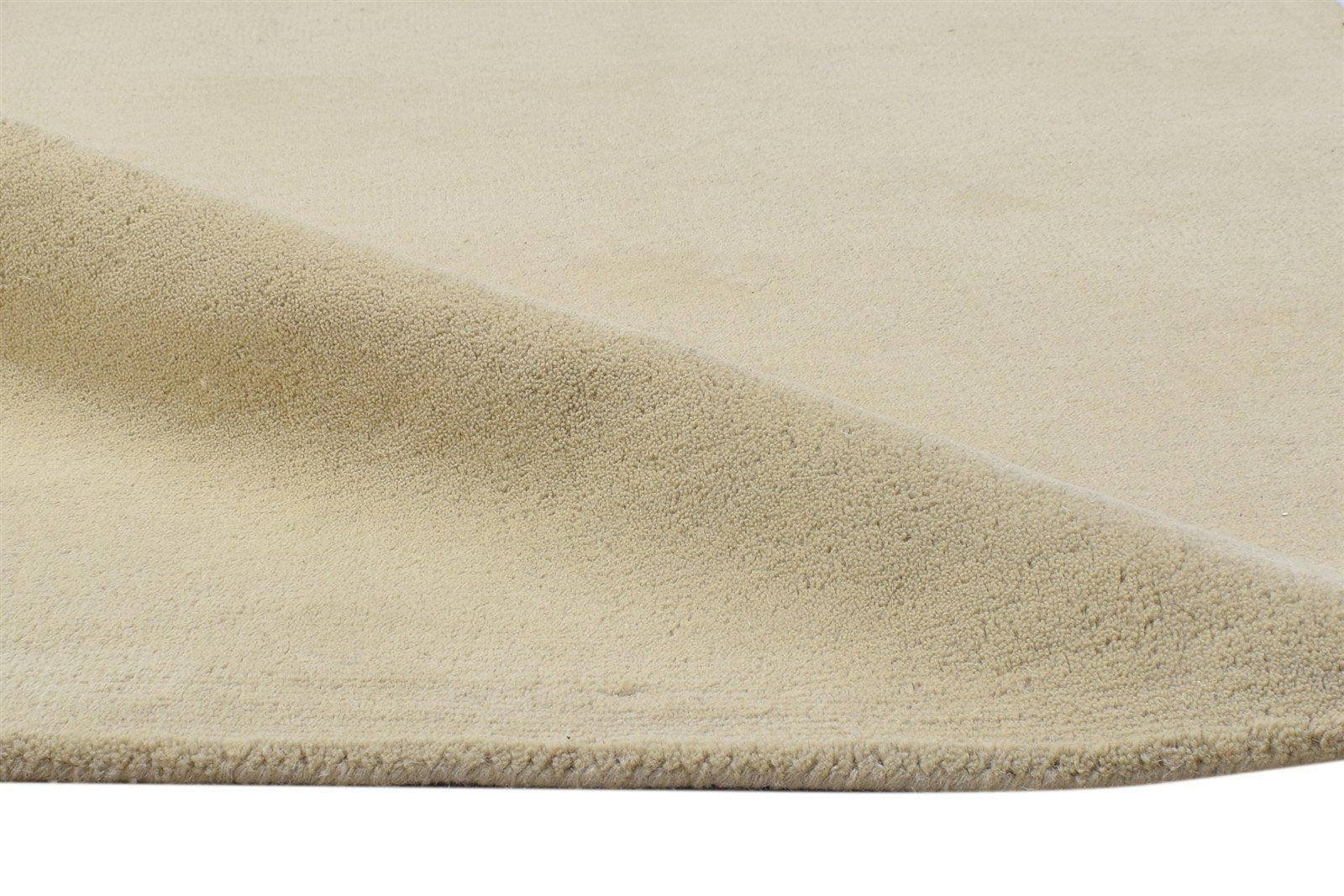 100% Wool Peach Rug 3X5 Modern Hand Tufted Scandinavian Solid Room Size Carpet 7864310071445