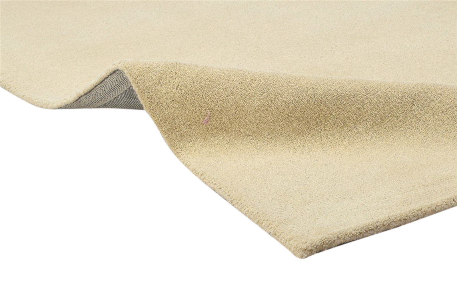 100% Wool Peach Rug 3X5 Modern Hand Tufted Scandinavian Solid Room Size Carpet 7864310071445
