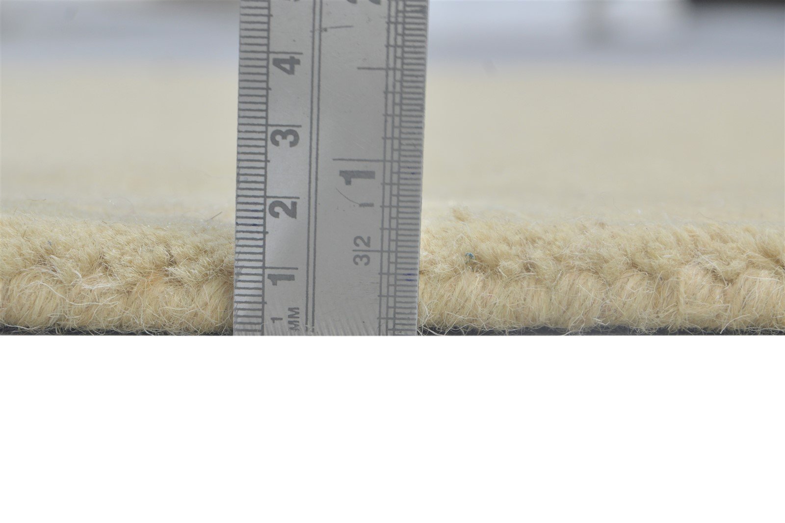 100% Wool Peach Rug 3X5 Modern Hand Tufted Scandinavian Solid Room Size Carpet 7864310071445