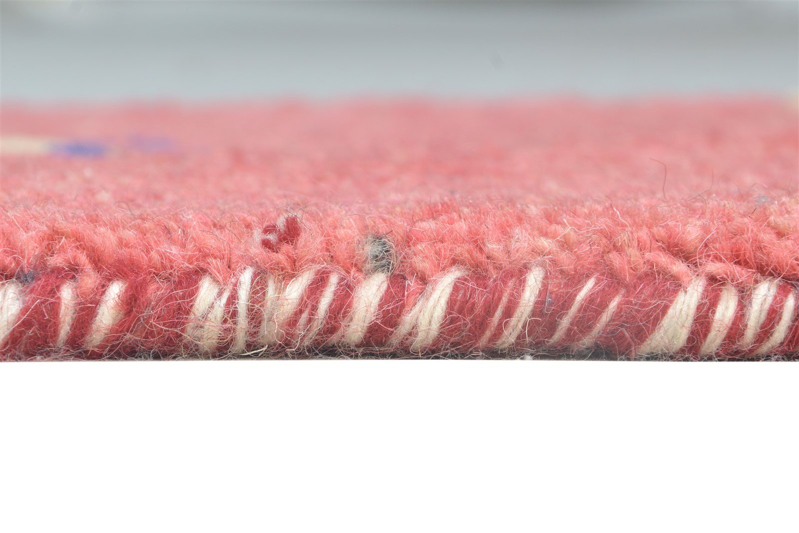 100% Wool Pink Rug 1' X 2' Tribal Hand Knotted Gabbeh Southwestern Small Carpet 7864504778901
