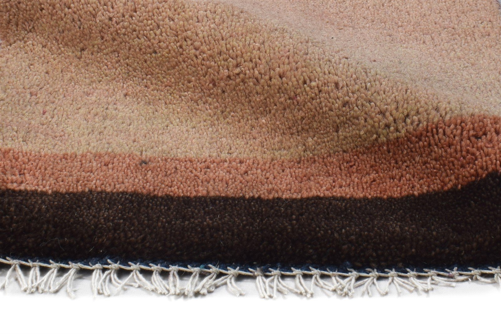 100% Wool Pink Rug 1' X 2' Tribal Hand Knotted Gabbeh Southwestern Small Carpet 7864499339413
