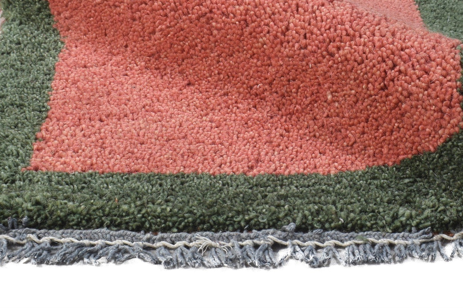 100% Wool Pink Rug 1' X 2' Tribal Hand Knotted Gabbeh Southwestern Small Carpet 7864508088469