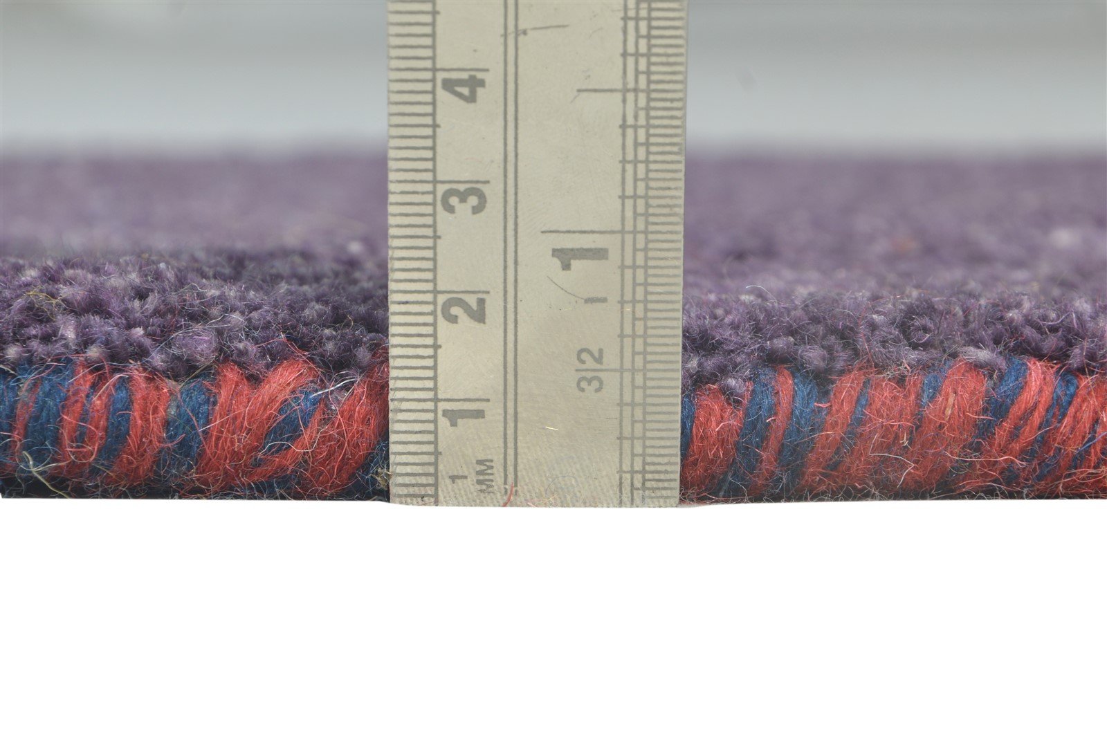 100% Wool Purple Rug 1X2 Tribal Hand Knotted Gabbeh Southwestern Small Carpet 7864508874901