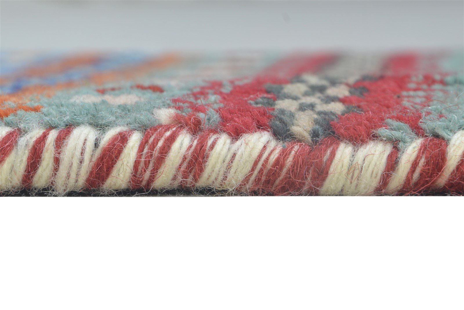 100% Wool Red Rug 1' X 2' Tribal Hand Knotted Gabbeh Southwestern Small Carpet 7864498847893