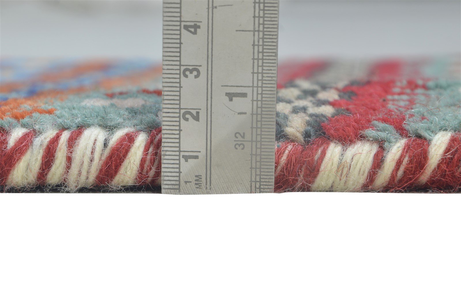 100% Wool Red Rug 1' X 2' Tribal Hand Knotted Gabbeh Southwestern Small Carpet 7864498847893