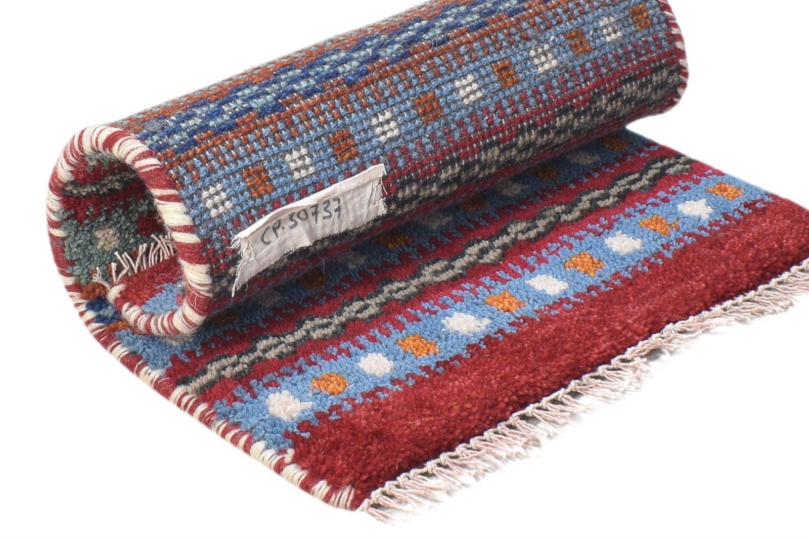 100% Wool Red Rug 1' X 2' Tribal Hand Knotted Gabbeh Southwestern Small Carpet 7864498847893