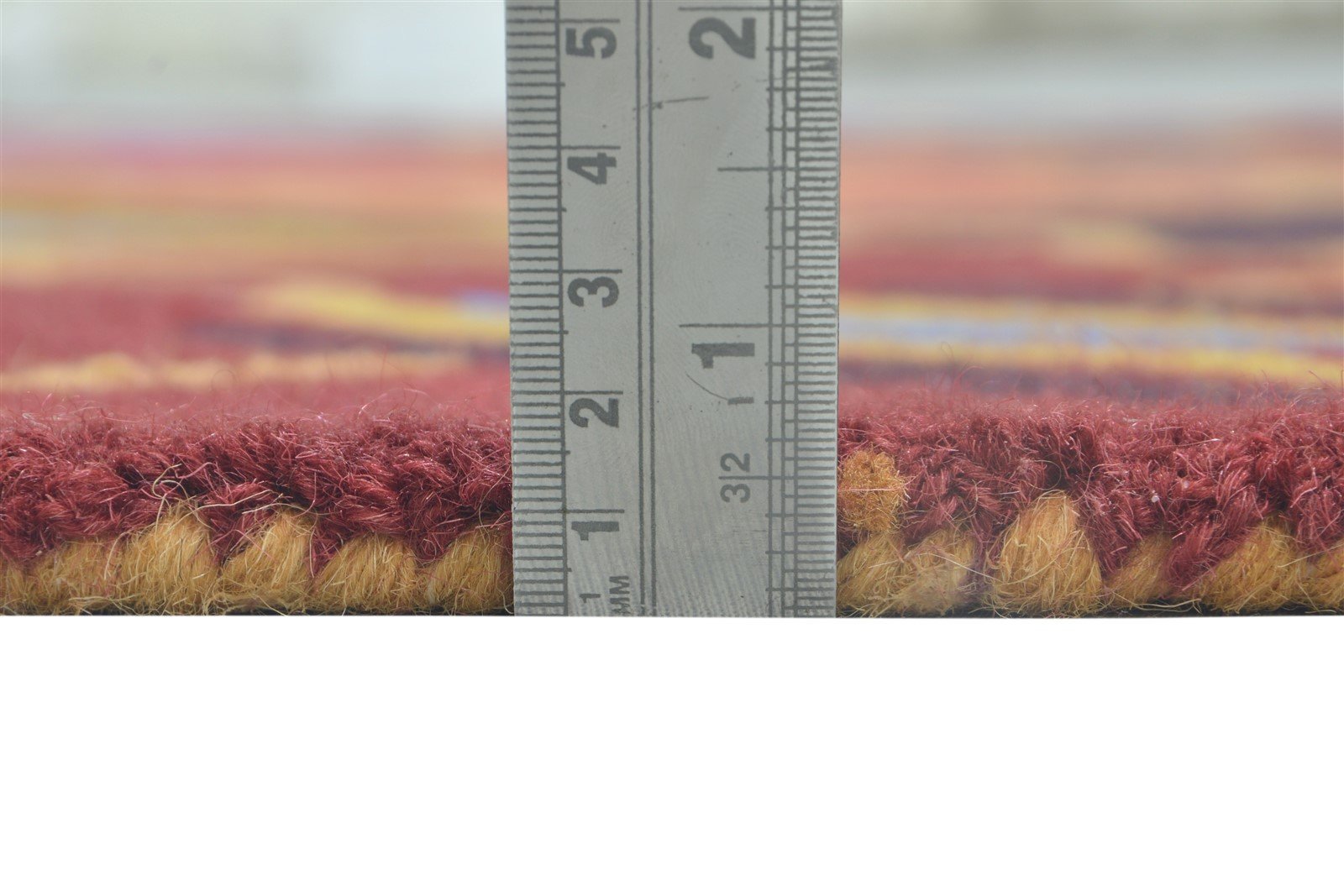Sonia 100% Wool Red Rug 5' X 8' Modern Tufted Bohemian Abstract 7864490655893