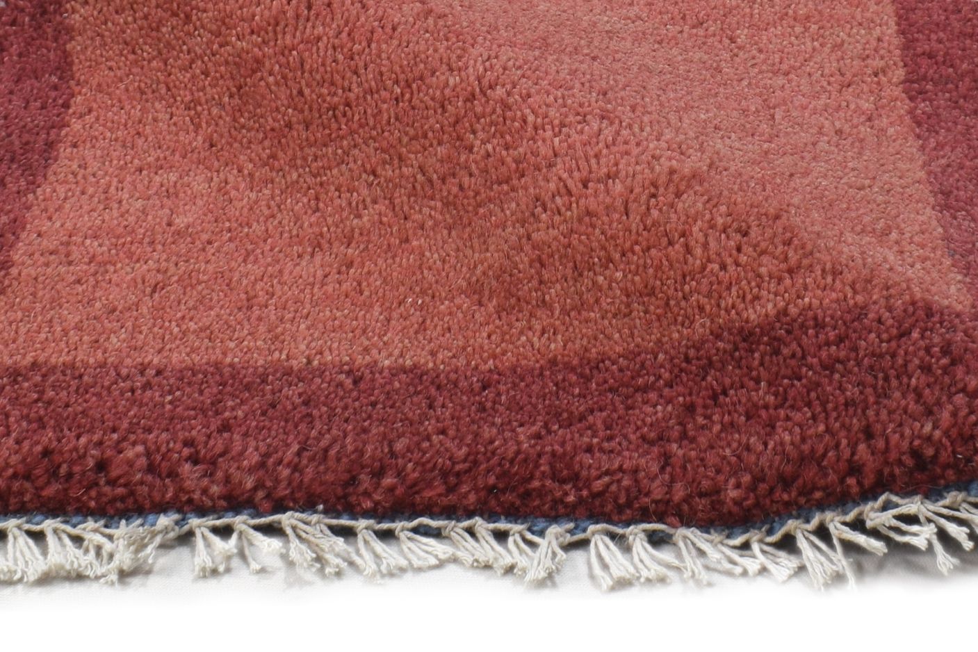100% Wool Rust Rug 1' X 2' Tribal Hand Knotted Gabbeh Southwestern Small Carpet 7864499208341