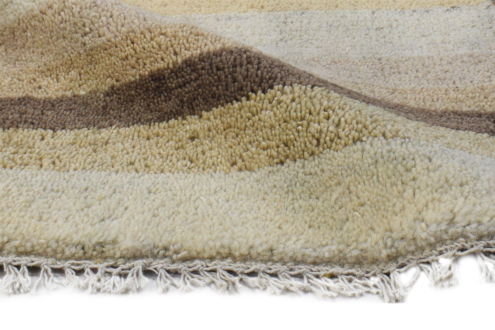100% Wool Sage Rug 1' X 2' Tribal Hand Knotted Gabbeh Southwestern Small Carpet 7864499241109