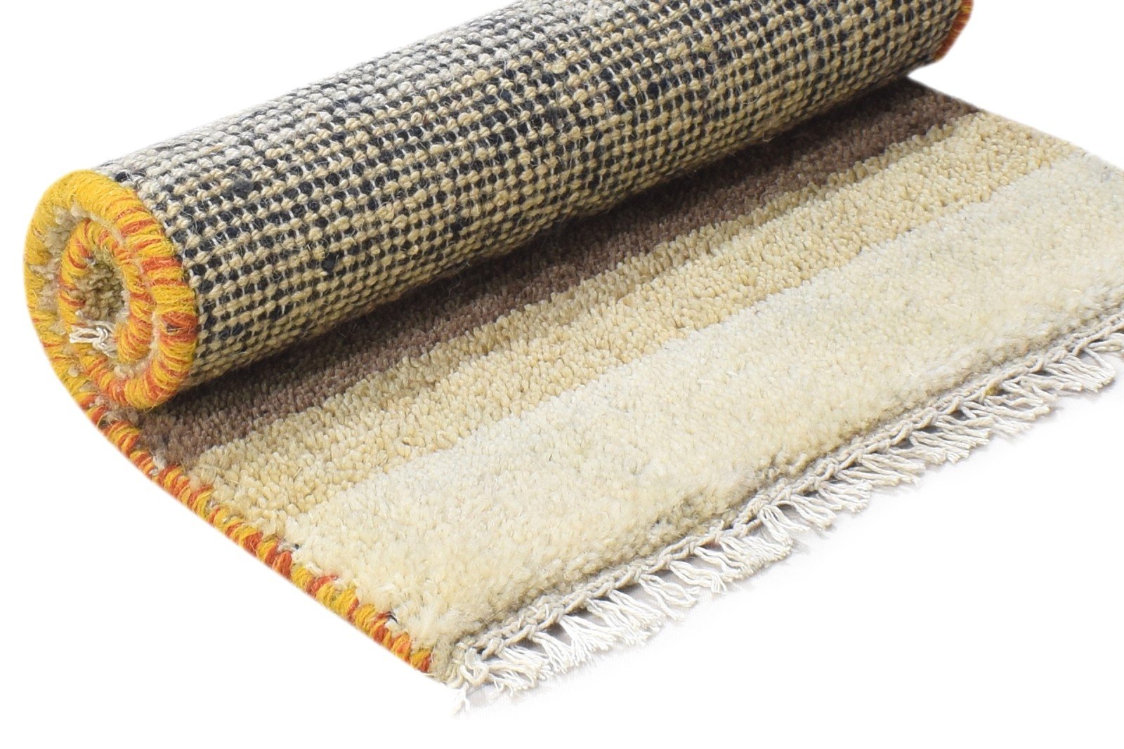 100% Wool Sage Rug 1' X 2' Tribal Hand Knotted Gabbeh Southwestern Small Carpet 7864499241109