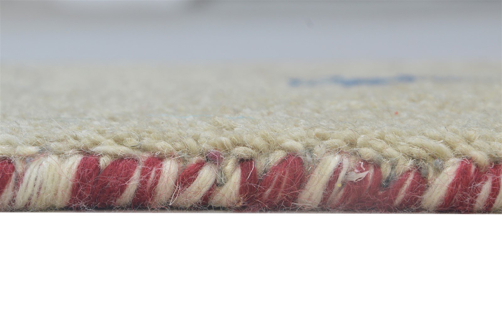 100% Wool Sand Rug 1' X 2' Persian Hand Knotted Gabbeh Southwestern Small Carpet 7864215732373