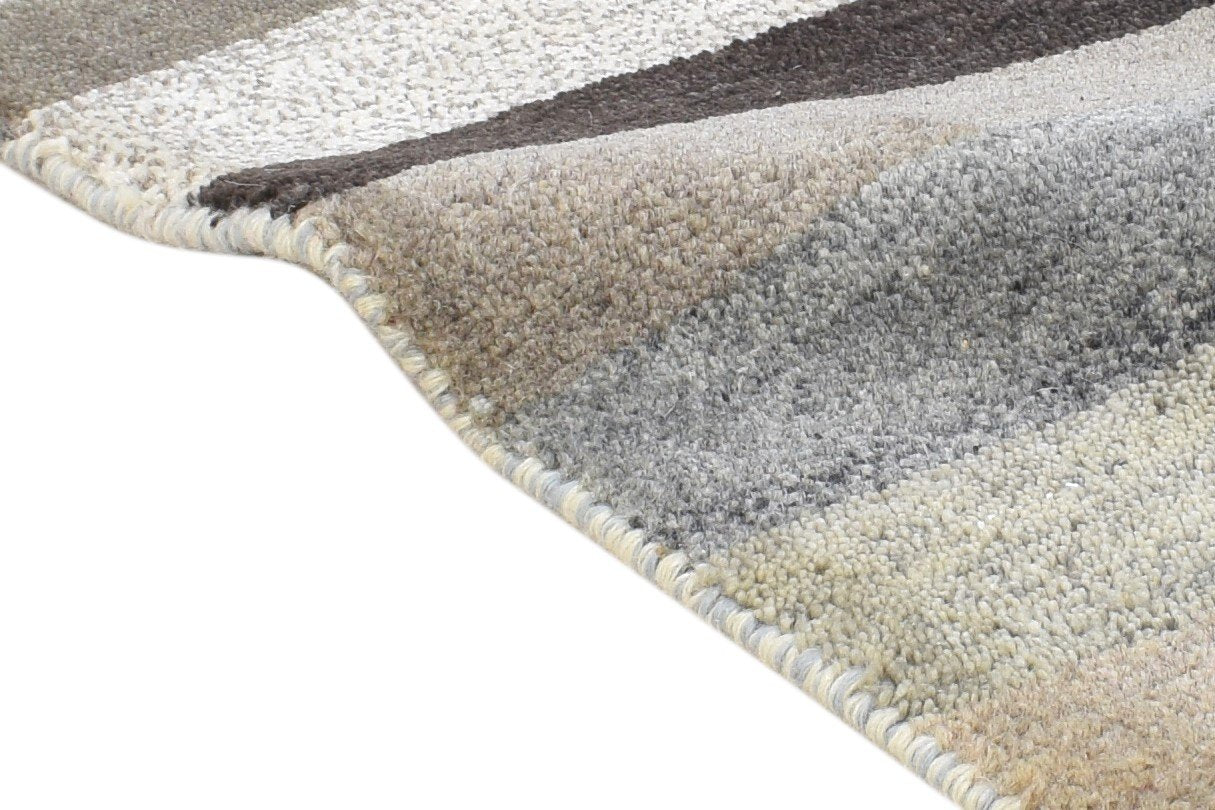 100% Wool Sand Rug 1' X 2' Tribal Hand Knotted Gabbeh Southwestern Small Carpet 7864499568789