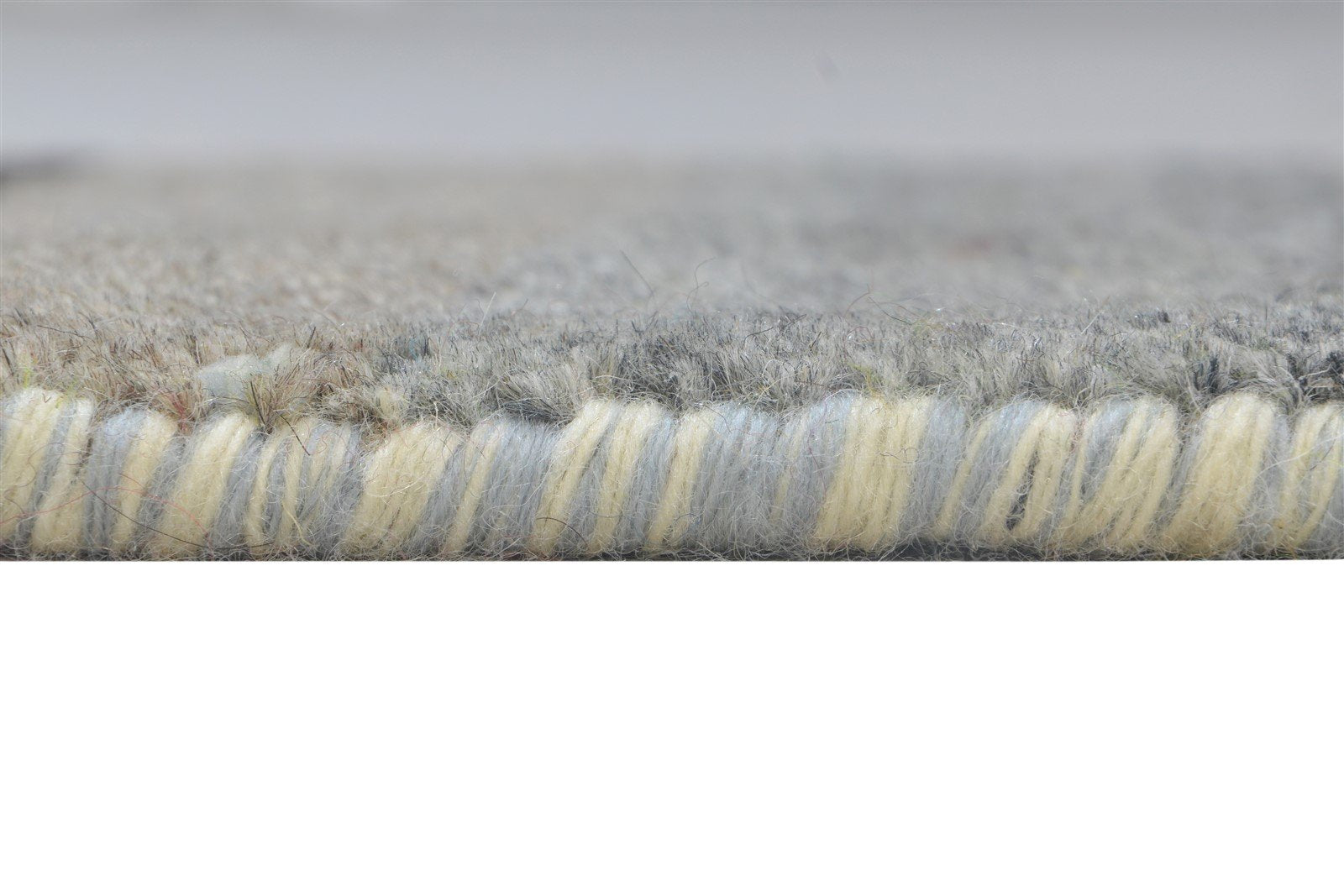 100% Wool Sand Rug 1' X 2' Tribal Hand Knotted Gabbeh Southwestern Small Carpet 7864499568789